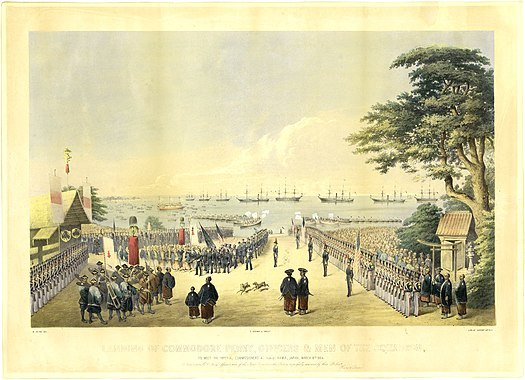Commodore-Perry-Visit-Kanagawa-1854
